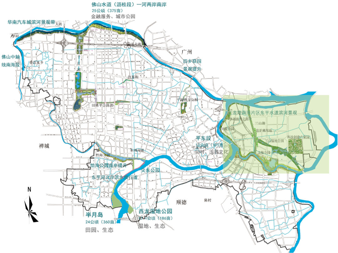 东平水道三山片区妄想图